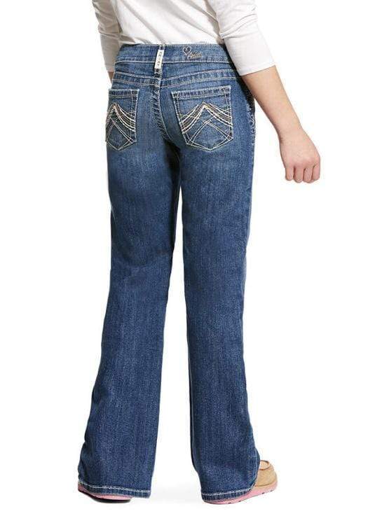 Ariat Girls Real Eleanor Bootcut Stretch Jeans - Comfortable & Durable Denim Pants for School, Riding & Everyday Wear