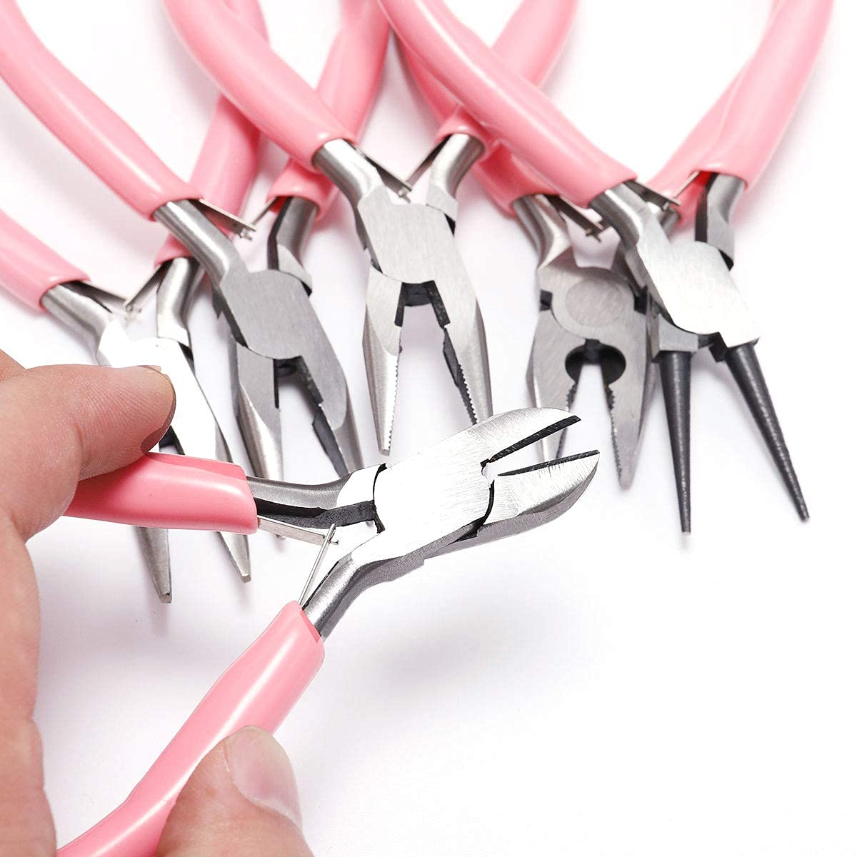 5-Piece Multi-Function Jewelry Pliers Set - Round Nose, Beading, Cutting & Spoon Making Tools for DIY Handcrafting | Perfect for Jewelry Making, Watch Repair & Craft Projects