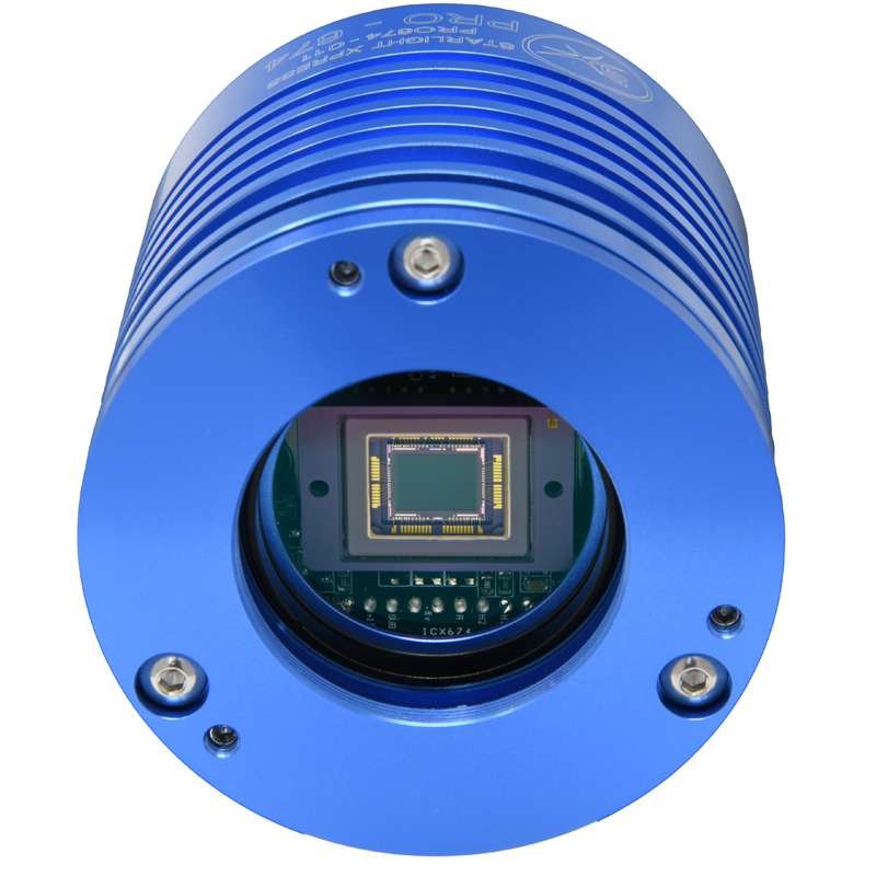 Starlight Express Trius Pro 674 Blue Edition Monochrome CCD Camera - High Sensitivity Astronomy & Night Sky Photography for Astrophotographers