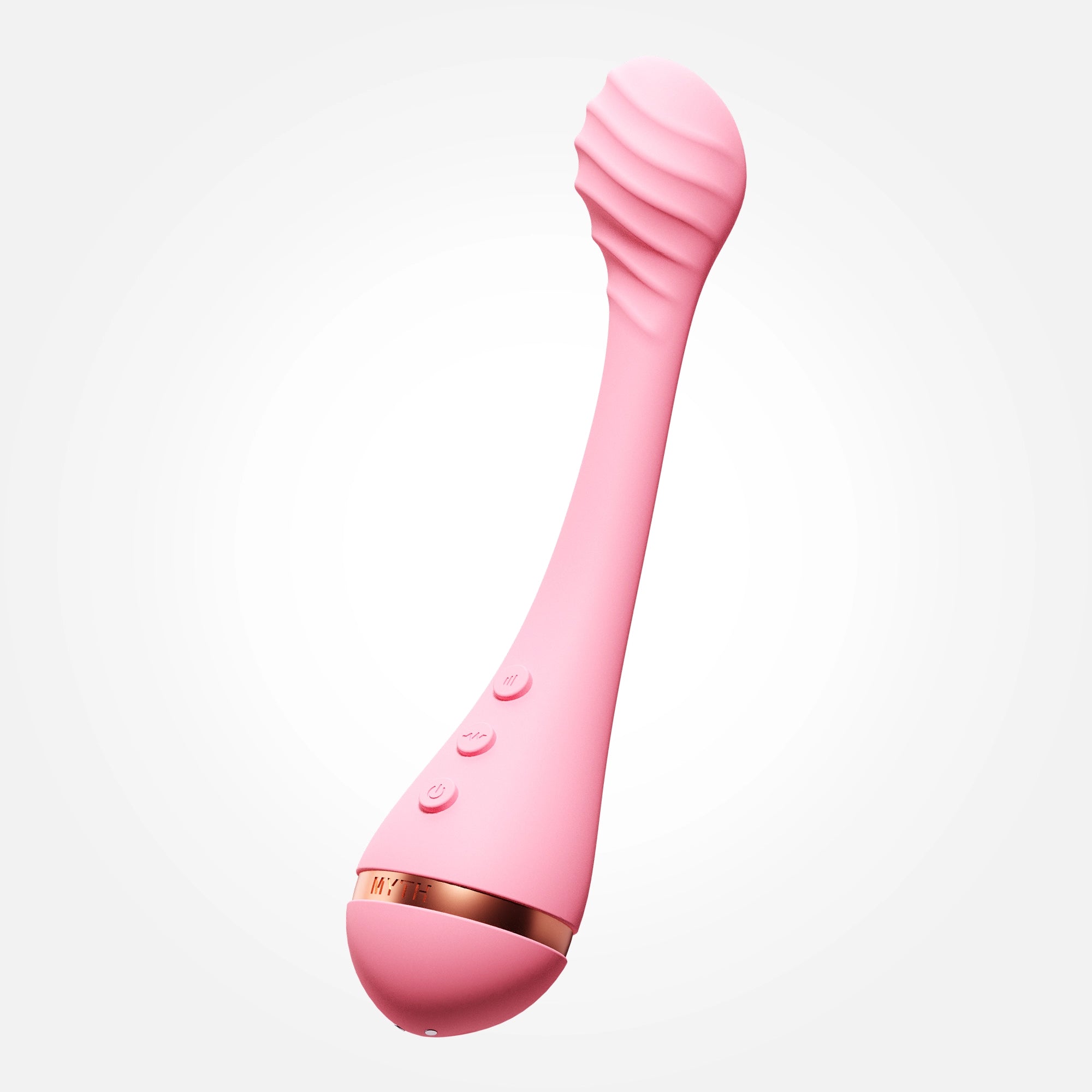 Myth Pink Rechargeable Textured G Spot Vibrator - Powerful Clitoral & G Spot Stimulation for Women - Perfect for Solo Play & Couples Intimacy