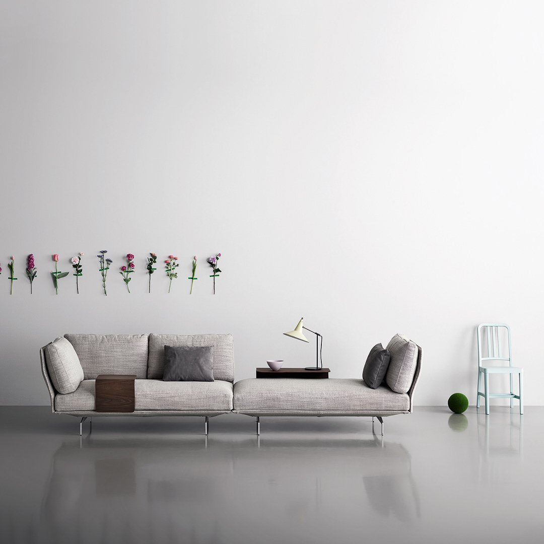 Avant Après 2-Seater Sofa with Chaise Lounge - Modern Living Room Furniture for Small Spaces & Apartments