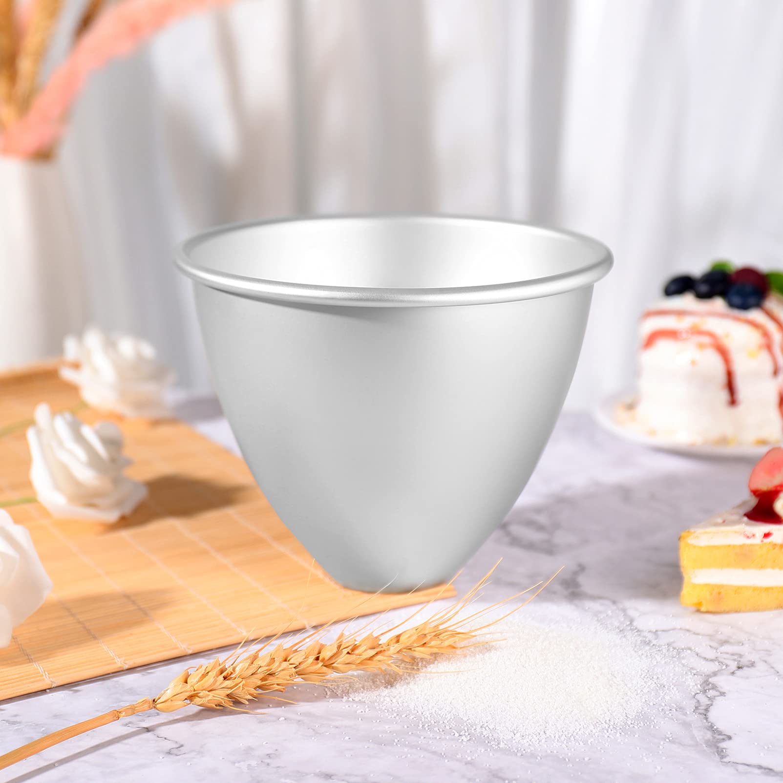 Hemoton Aluminum Cake Baking Pan - 9 Inch Round Cake Mold for Baking, Cupcakes, Muffins, Bread, Pudding & Jelly | Non-Stick & Durable for Home Bakers & Professional Chefs | Perfect for Birthday Parties, Weddings & Holiday Desserts