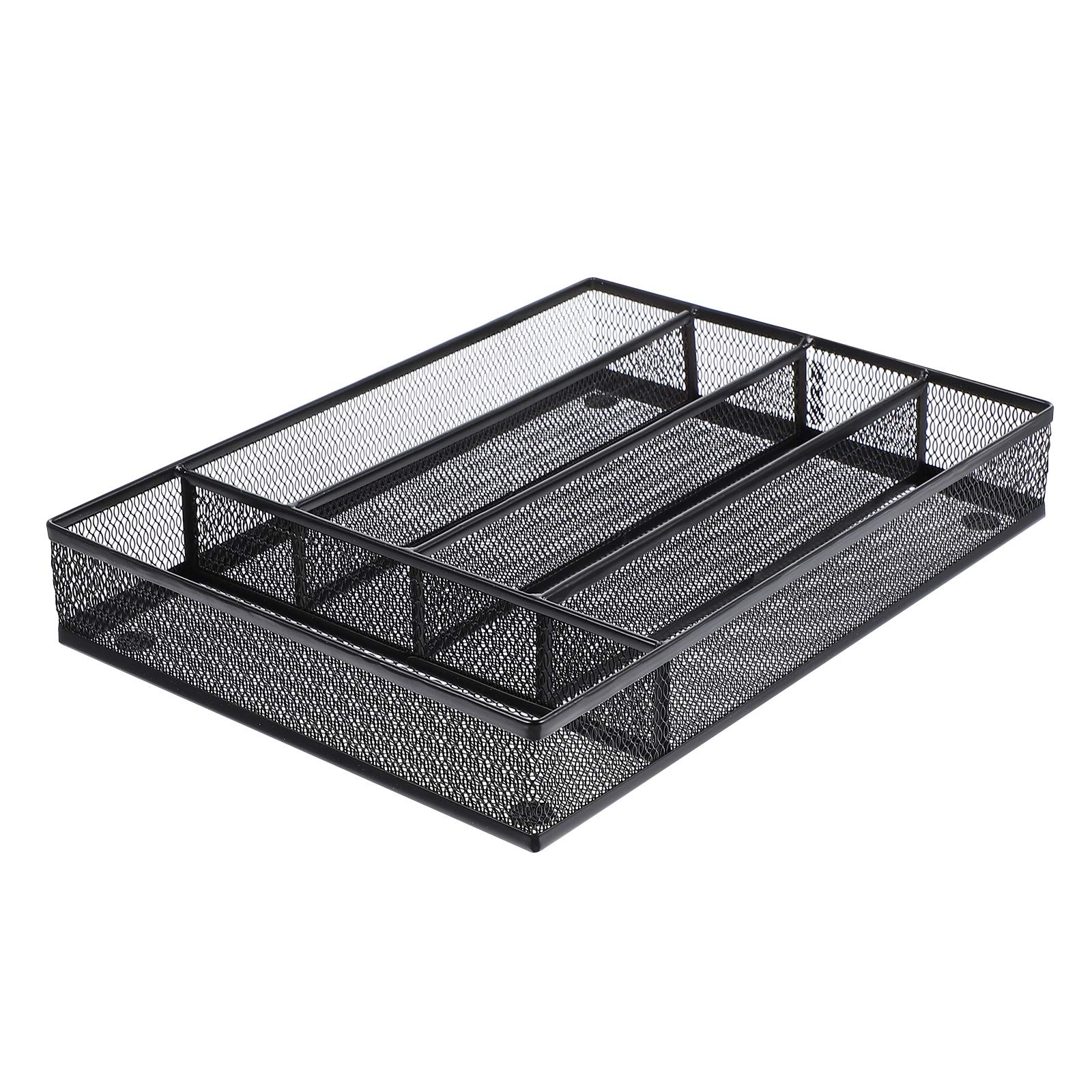 DOITOOL 1PC Drawer Organizer for Chopsticks, Cutlery & Cosmetics - Multipurpose Storage Box for Kitchen, Bathroom & Vanity Organization