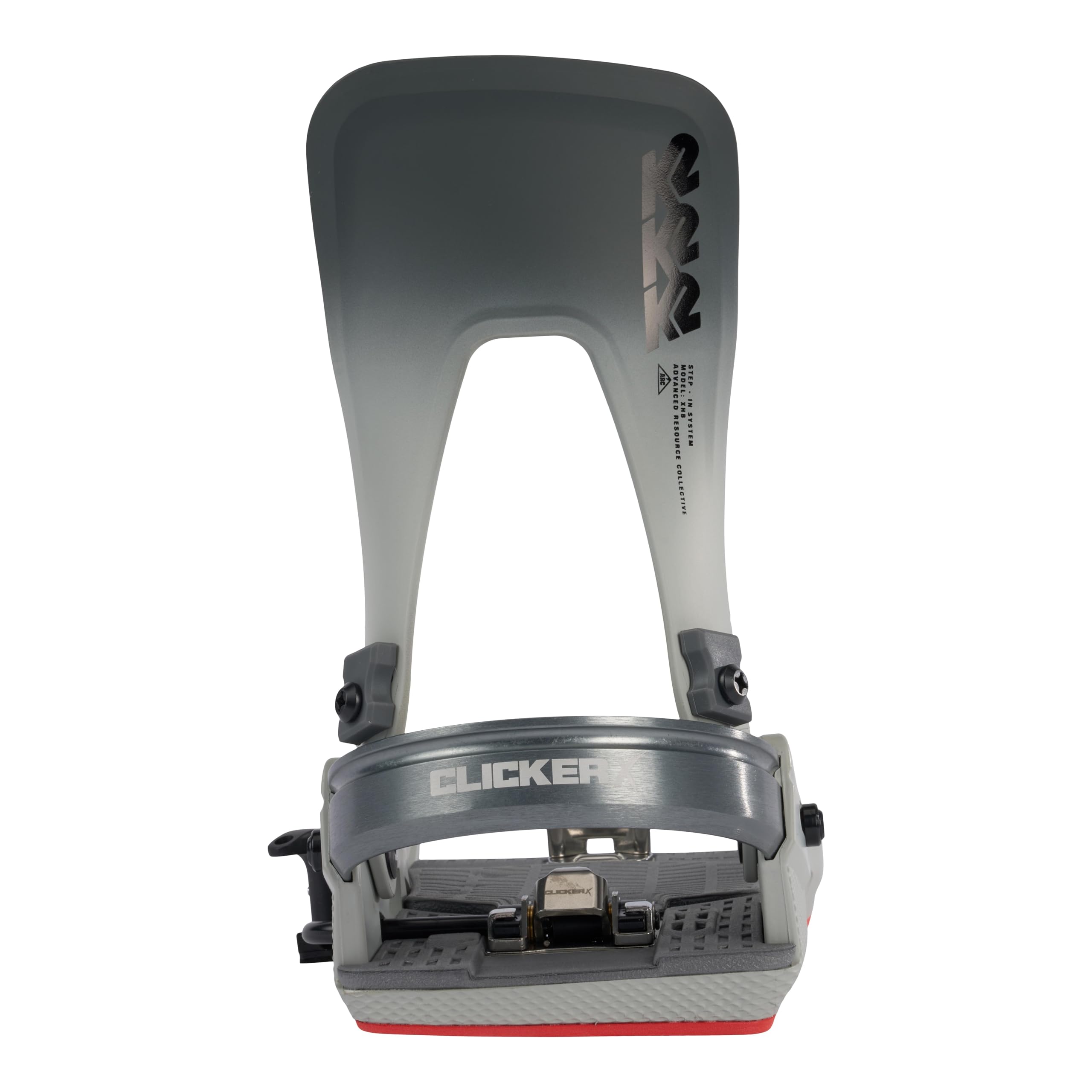 K2 Clicker X HB Men's Snowboard Bindings - Adjustable & Lightweight for All-Mountain Riding - Perfect for Freestyle, Powder & Park Snowboarding