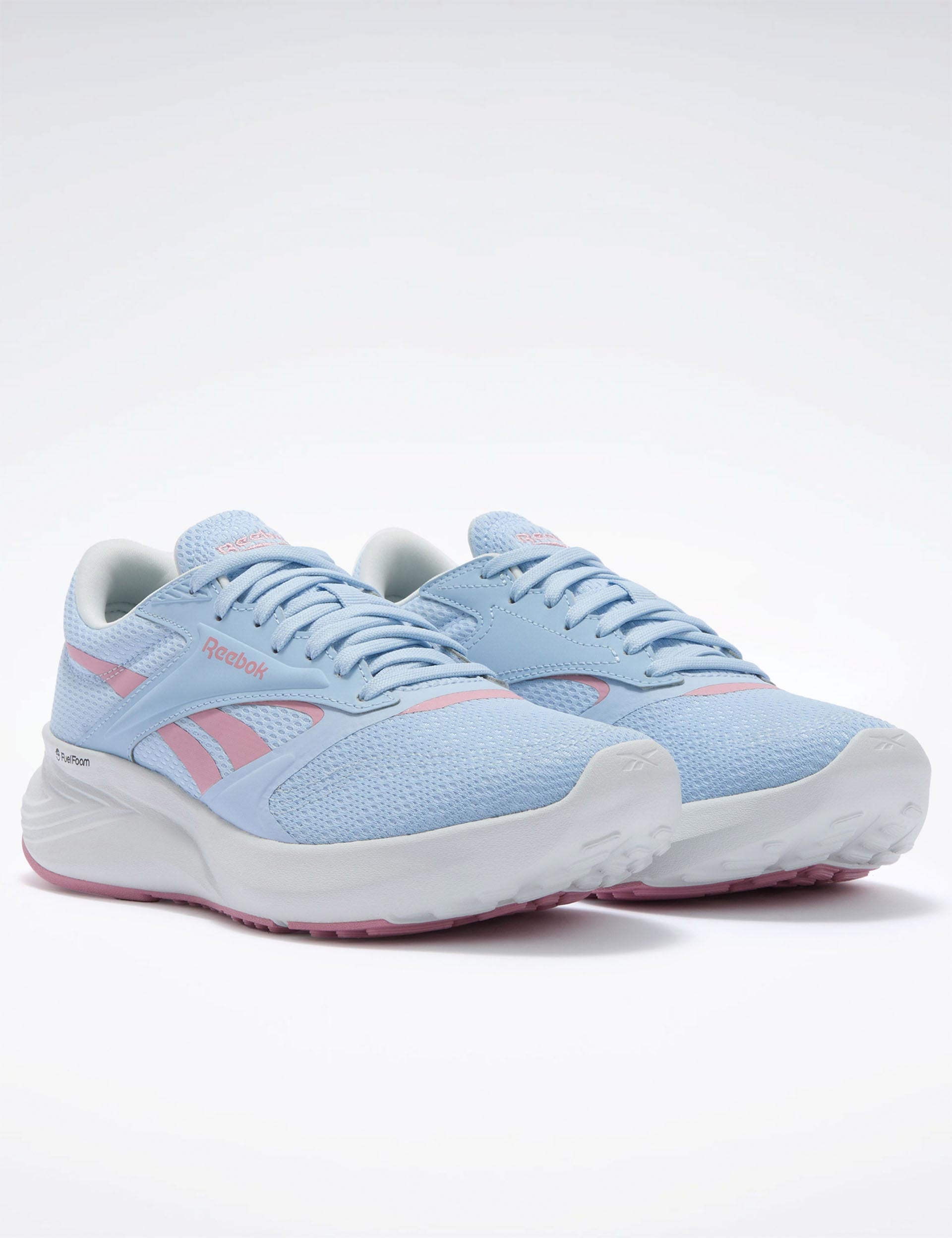 Energen Tech 2 Shoes - Trendy Y2K Style Sneakers in Blue & Dusty Rose | Comfortable Casual Footwear for Women | Perfect for Streetwear, Gym & Everyday Wear