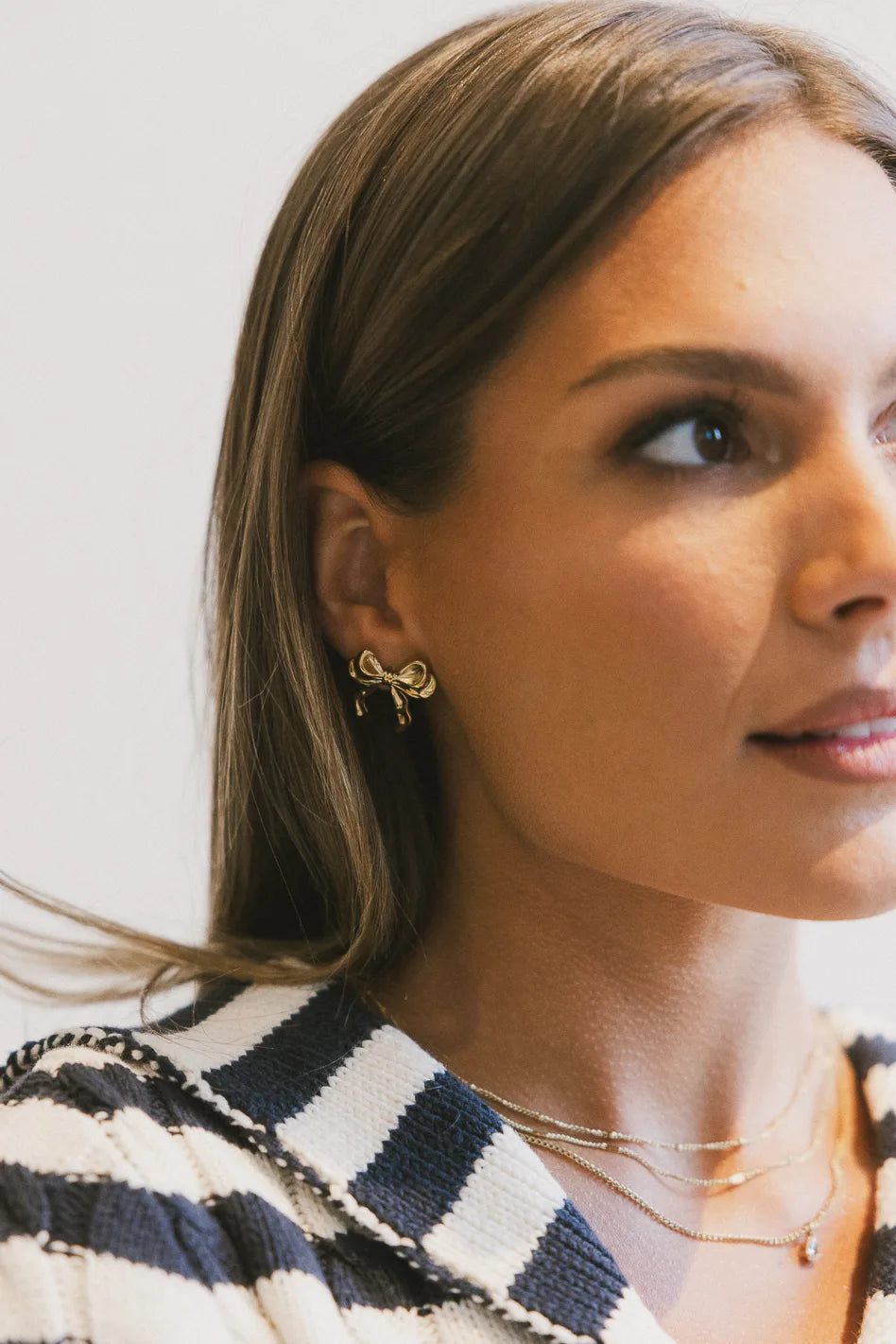 Elegant Louisa Bow Earrings for Women - Stylish Dainty Jewelry Gift for Her - Perfect for Parties, Weddings & Everyday Wear