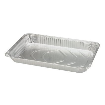 SafePro Aluminum Foil Steam Table Pan - 3-1/8 Inch Deep Full Size Disposable Food Pans (Pack of 50) - Perfect for Catering, Restaurants, Buffets & Bulk Food Storage