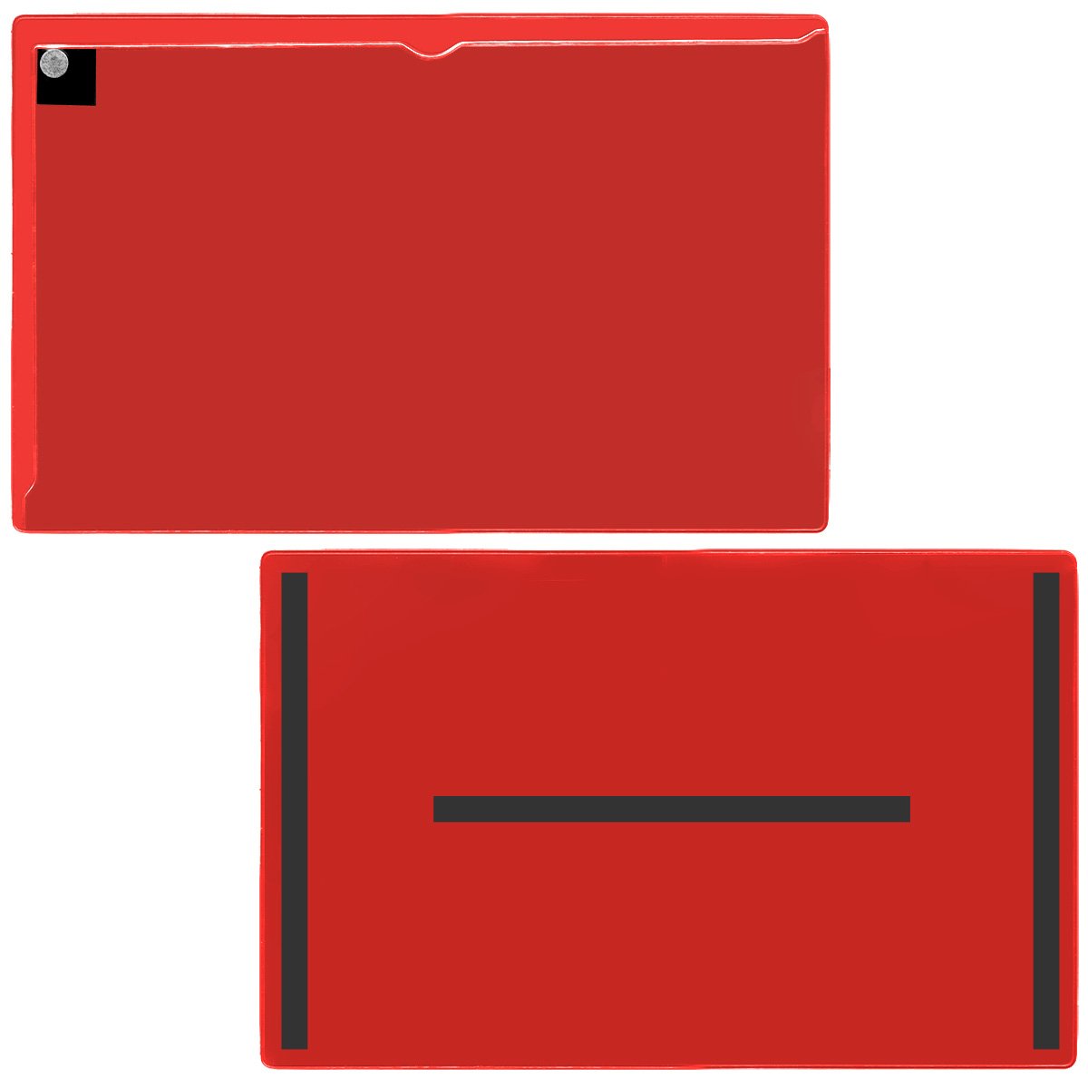 StoreSMART® Magnetic Closure Pockets - 10-Pack Red 8.5