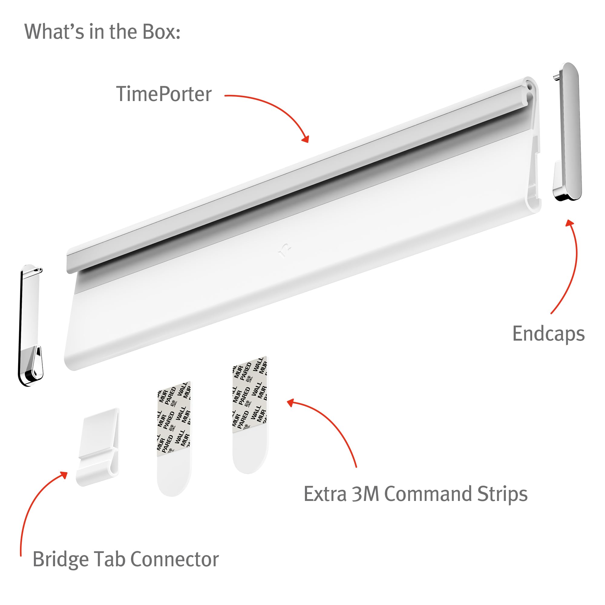 TimePorter Watch Strap Organizer - Apple Watch Bands Storage for All Sizes | Smart Watch Display & Wall Organizer