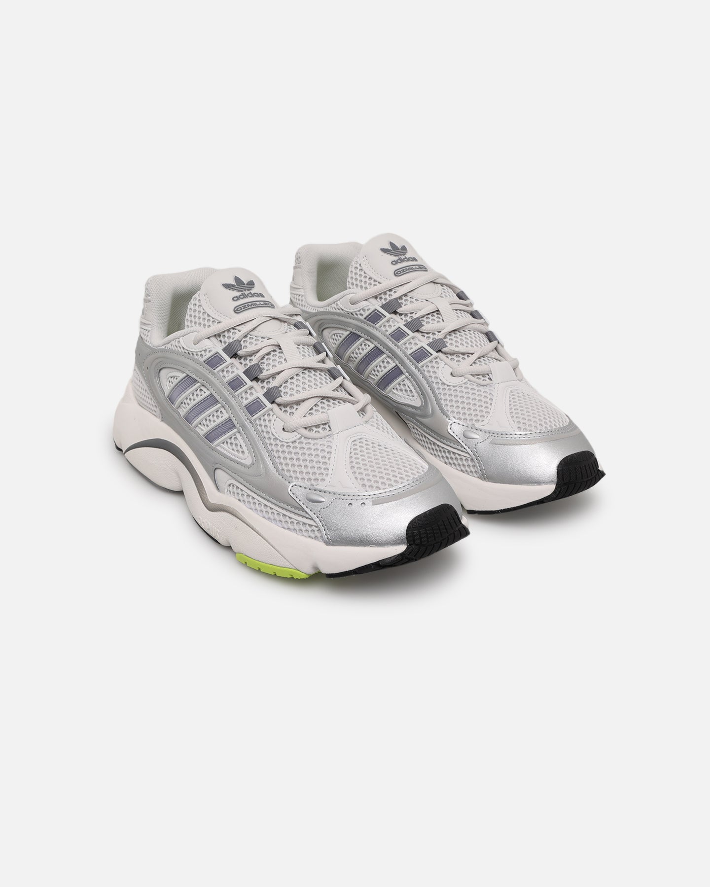 Adidas Ozmillen Grey & White Running Shoes for Men - Lightweight & Comfortable for Jogging, Gym Workouts & Daily Wear