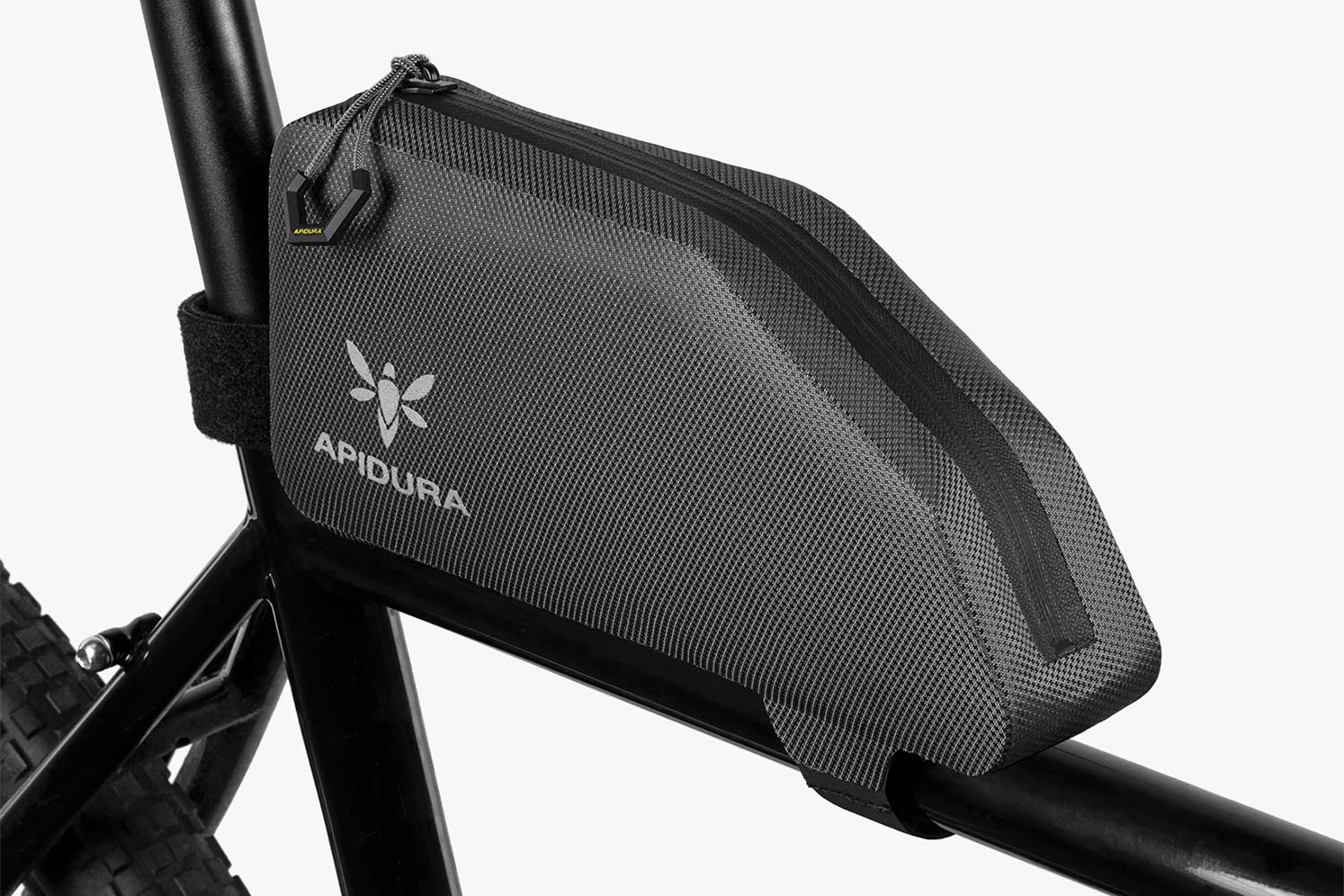 Apidura Expedition Top Tube Pack - Waterproof Bike Frame Bag for Cycling, Bikepacking & Commuting - Durable & Lightweight Storage Solution for Road & Mountain Bikes