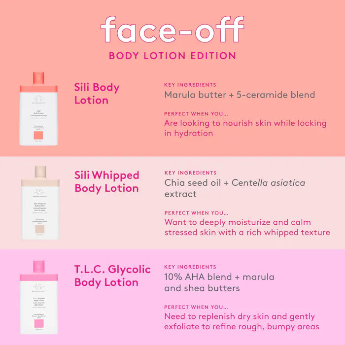 Drunk Elephant Sili™ Body Lotion - Hydrating & Nourishing Moisturizer for Dry Skin | Perfect for Daily Use & Post-Shower Hydration
