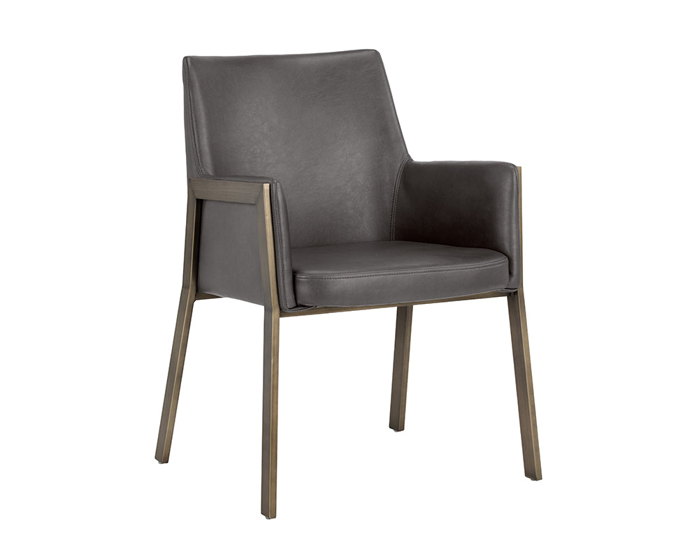 Bernadette Dining Armchair - Modern Upholstered Dining Chair with Wooden Legs for Kitchen, Dining Room & Home Decor | Comfortable & Stylish Seating Solution