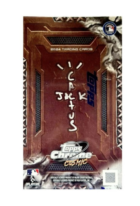 2024 Topps Cosmic Chrome X Cactus Jack Fanatics Fest NYC Travis Scott Edition Baseball Cards Box - Limited Collector's Edition for Baseball Fans & Card Enthusiasts (Perfect for Display, Trading, and Investment)