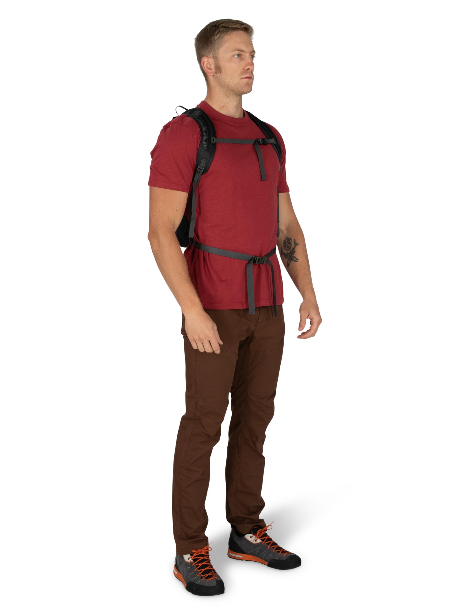 Osprey Sportlite 15L Unisex Hiking Backpack - Lightweight Daypack for Outdoor Adventures, Travel & Camping | Pine Leaf Green