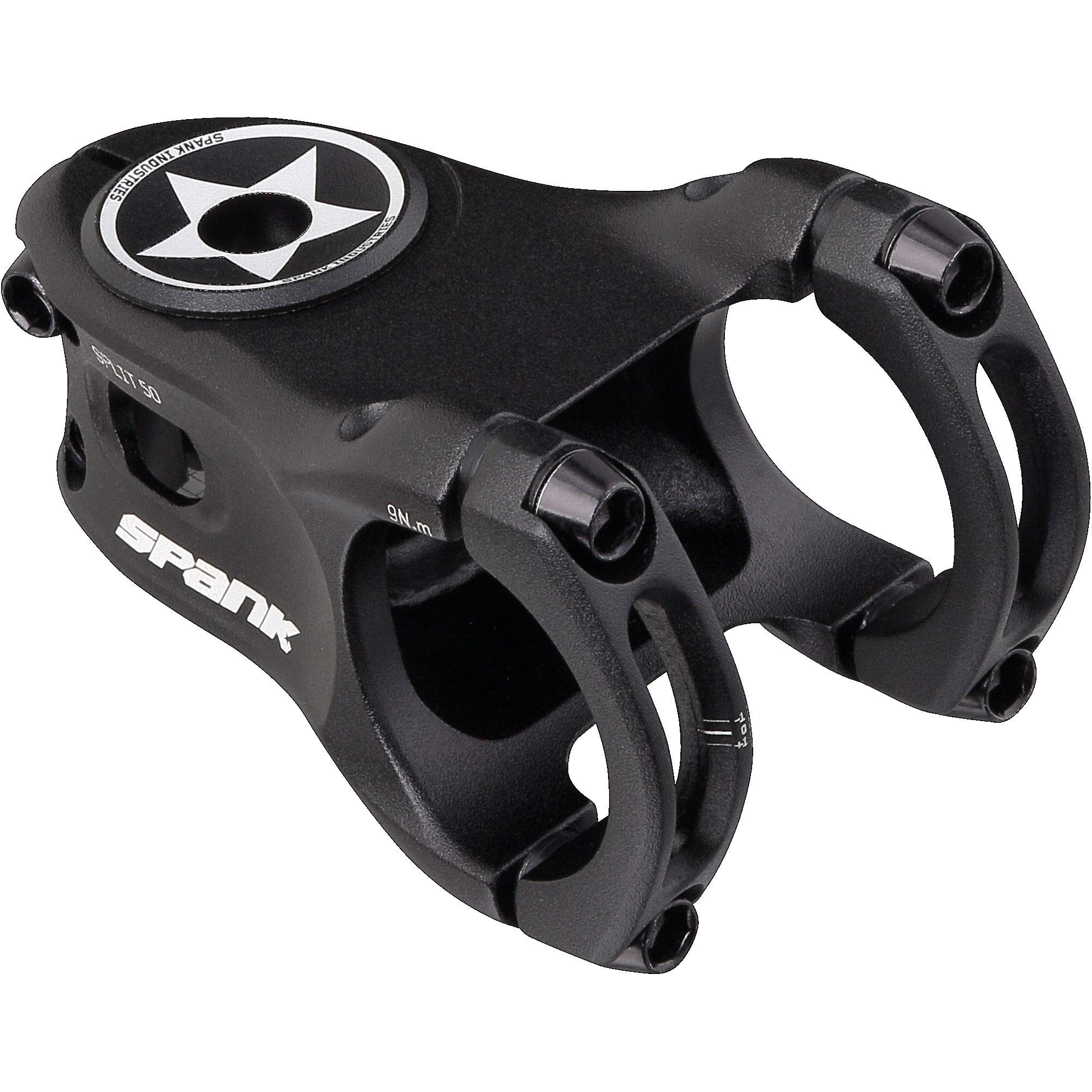 High-Performance Spank Split 35 Stem - 35mm/40mm/45mm/50mm Options - Optimized for Single Crown Forks & Handlebars - Perfect for Mountain Biking & Trail Riding Adventures