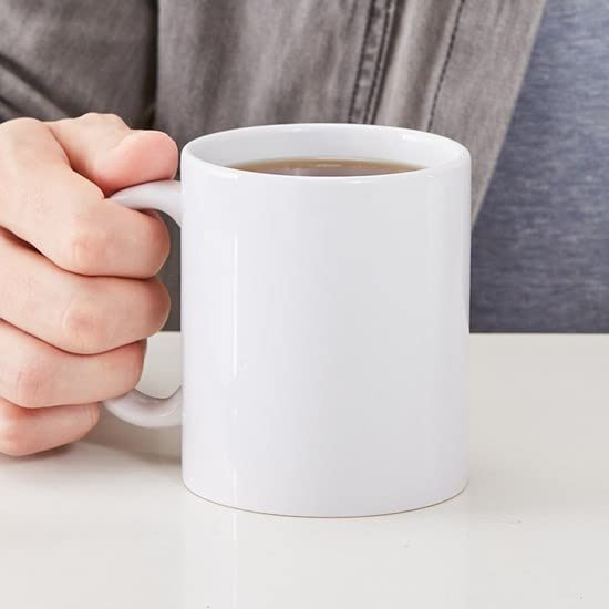 Bite Me! 11 oz Ceramic Coffee Mug (325 ml) - Funny Sarcastic Gift for Office, Home & Coffee Lovers - Perfect for Tea, Hot Chocolate & Morning Brews