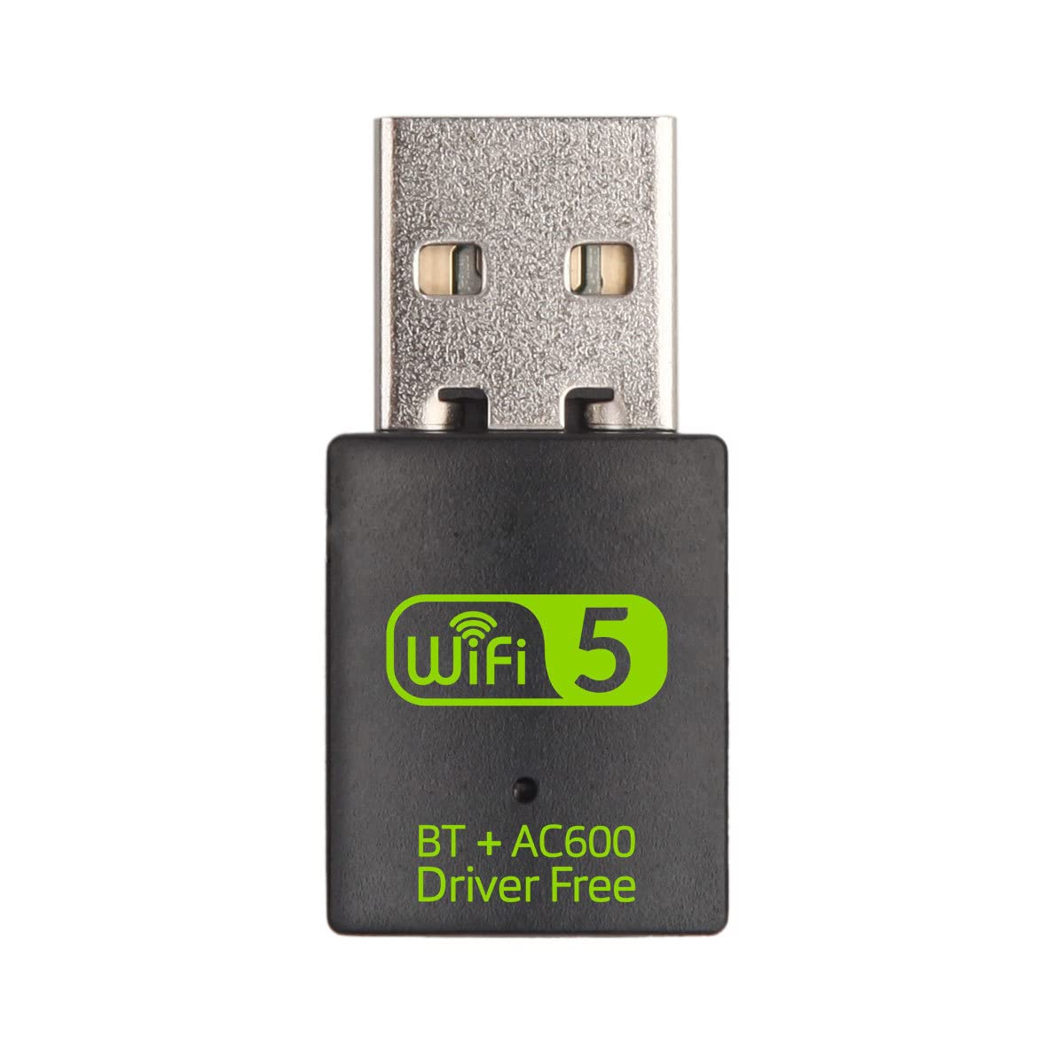 DIGISHUO Mini WiFi Dongle - 600Mbps Dual Band USB Adapter for PC/Laptop/Desktop | Fast Wireless Connectivity