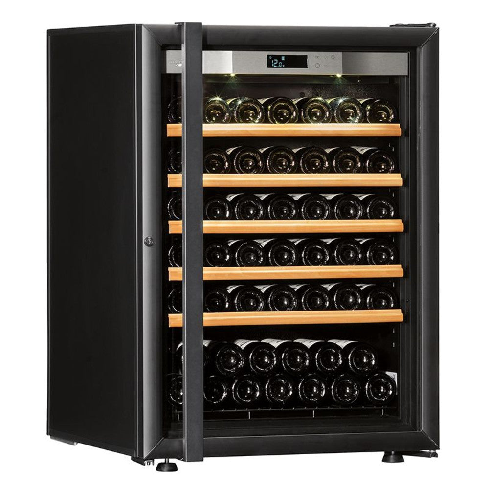 Transtherm Prestige Loft Vintage Wine Cabinet - 12 Bottle Capacity, Dual Zone Cooling, LED Display - Perfect for Home Bars, Wine Cellars & Entertaining Guests