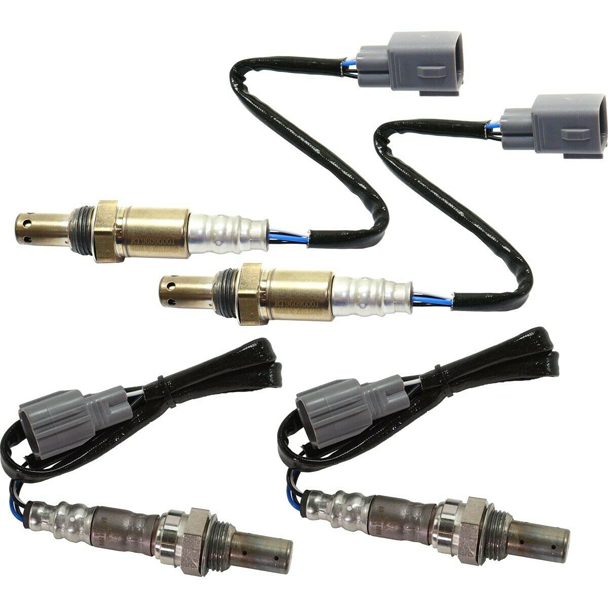 O2 Oxygen Sensor Set of 4 - Left & Right Downstream - Compatible with Lexus GX470 - Improve Fuel Efficiency & Reduce Emissions for Off-Road & Daily Driving