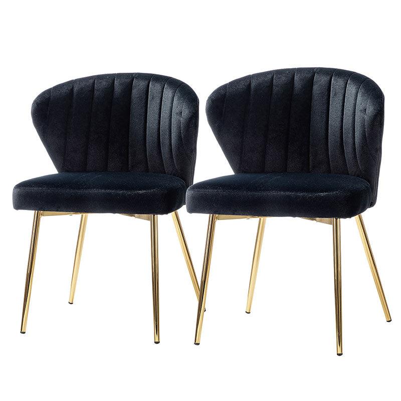 Aruna Side Chair Set - Modern Dining Chairs for Kitchen, Living Room & Office - 2-Piece Wooden Accent Chairs with Cushion - Perfect for Small Spaces, Breakfast Nook & Home Decor