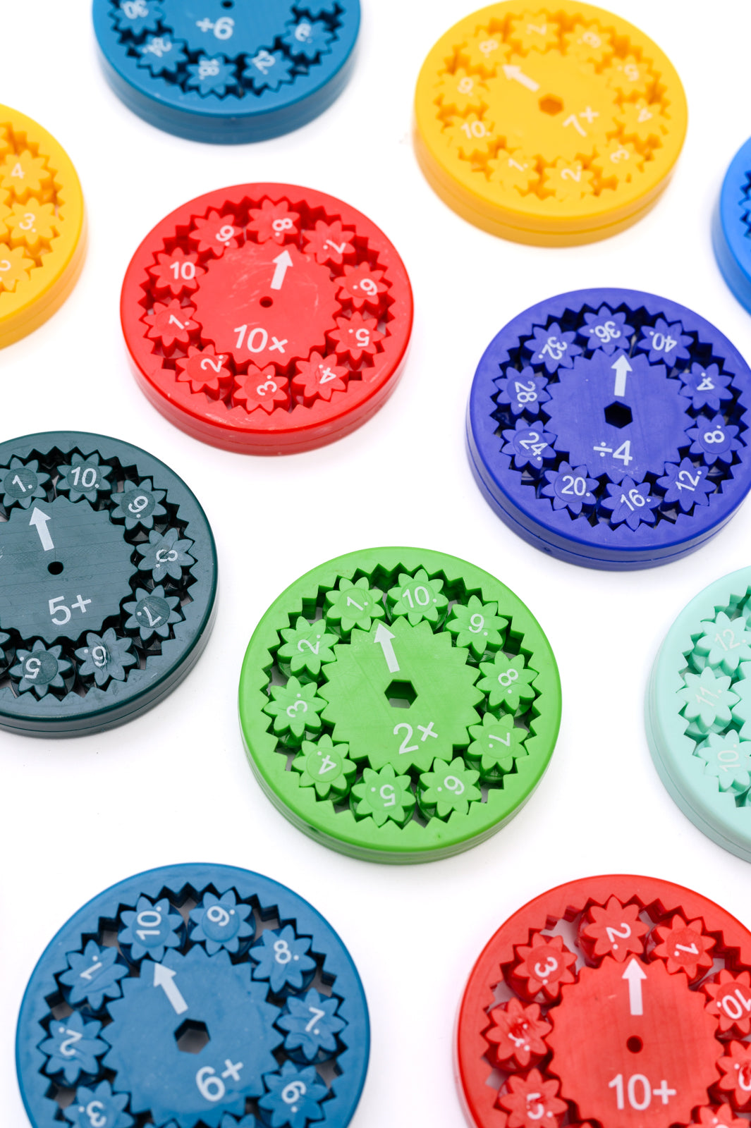 Math Fidget Spinner Set - Stress Relief & Focus Tool for Kids & Adults - Perfect for Classroom, Office & Home Use