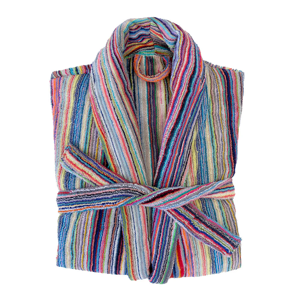 Bambury Aurora Robe - Soft & Cozy Rainbow Bathrobe for Women, Perfect for Spa, Lounge & Relaxation at Home