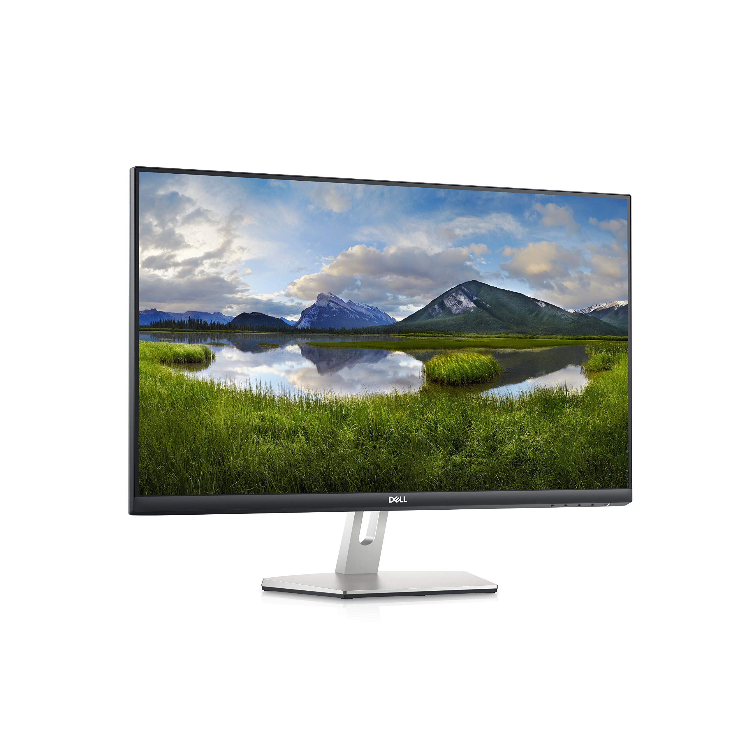 Dell S2721D 27 Inch QHD 1440p IPS Monitor with Ultra-Thin Bezel, AMD FreeSync, HDMI & DisplayPort, Built-in Speakers, VESA Certified - Silver | Perfect for Gaming, Office Work & Home Entertainment