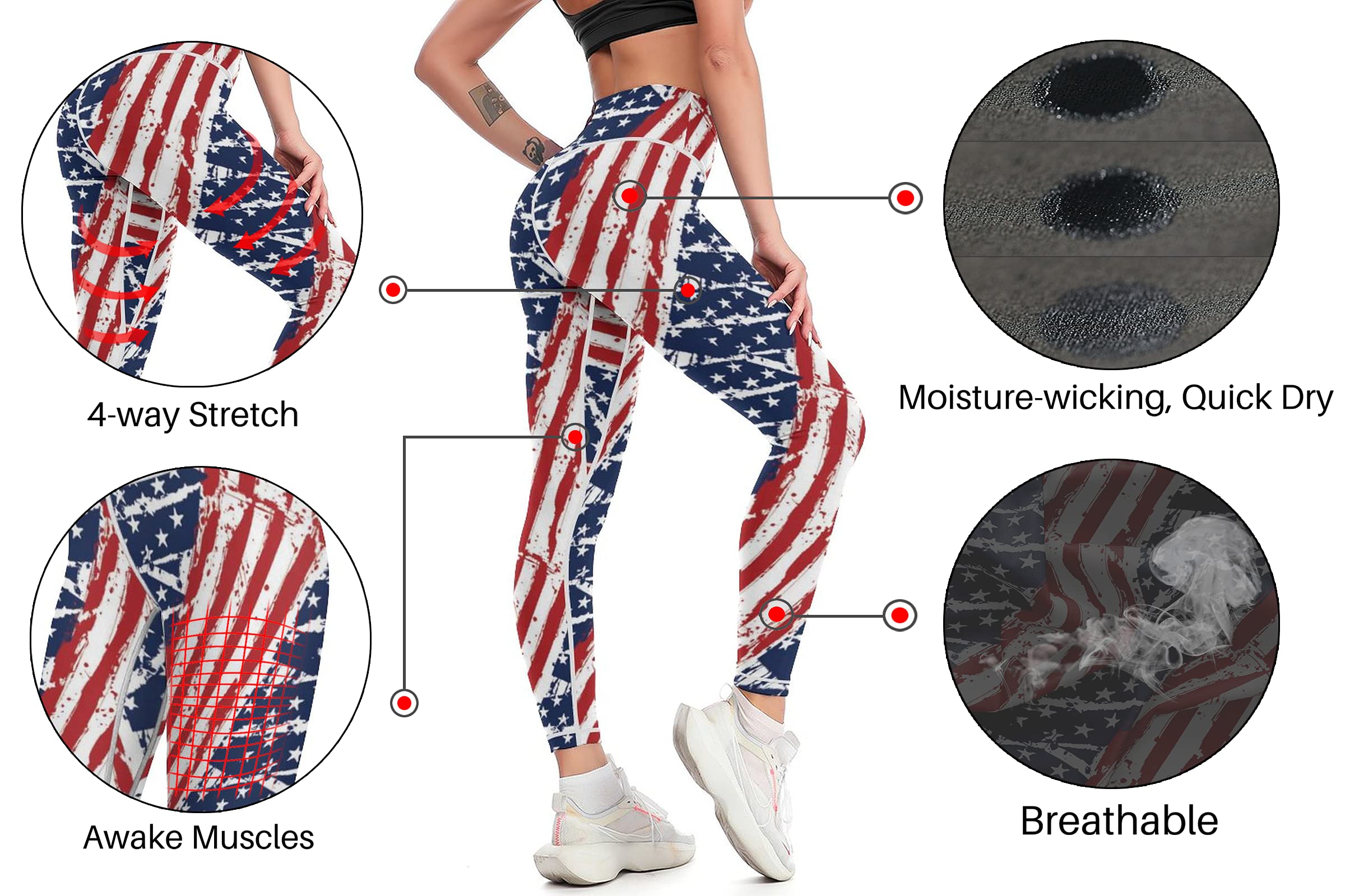 Cerburny High Waisted Yoga Pants for Women - Tummy Control Workout Leggings, Gym Athletic Spandex Pants | Perfect for Yoga, Running & Casual Wear