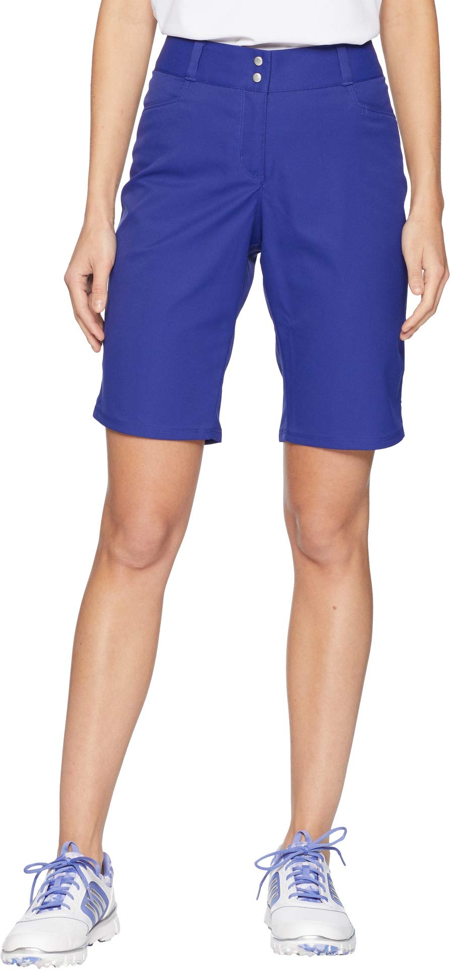 adidas Golf Women's Essential Bermuda Shorts - Comfortable Stretch Athletic Shorts for Golf & Casual Wear - Perfect for Golf Course, Gym, and Everyday Activities