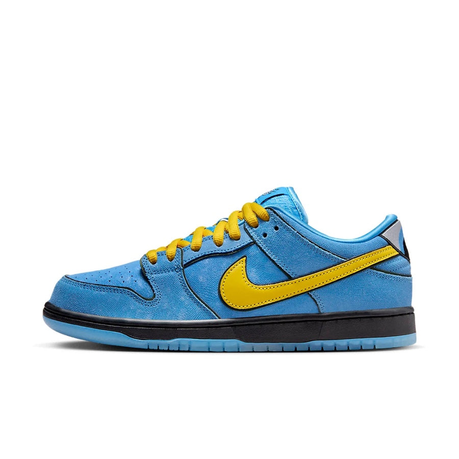 Nike SB Dunk Low (PS) The Powerpuff Girls Bubbles Sneakers - Blue Chill/Deep Royal Blue/Active Pink Colorway | Kids Basketball Shoes for Skateboarding, Casual Wear & Street Fashion