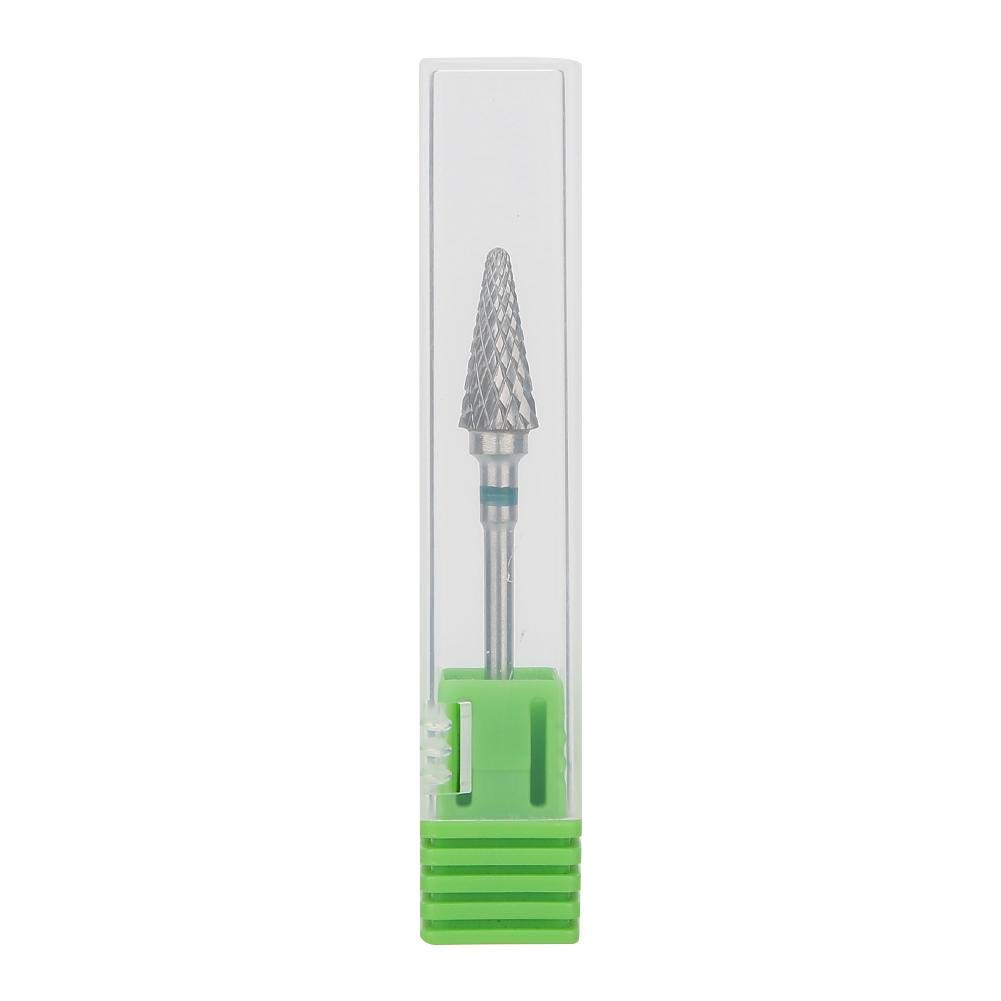 Tungsten Steel Nail Drill Bits Set for Electric Manicure & Pedicure - Professional Nail Art Grinding Heads & Polishing Accessories for Portable Nail Drill Machine (Green) | Perfect for Salon, Home Use & DIY Nail Care