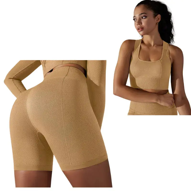 Women's High Waist Yoga Pants & Sports Bra Set - Breathable Workout Leggings & Supportive Activewear for Gym, Running, Pilates - Perfect for Fitness, Lounge & Travel