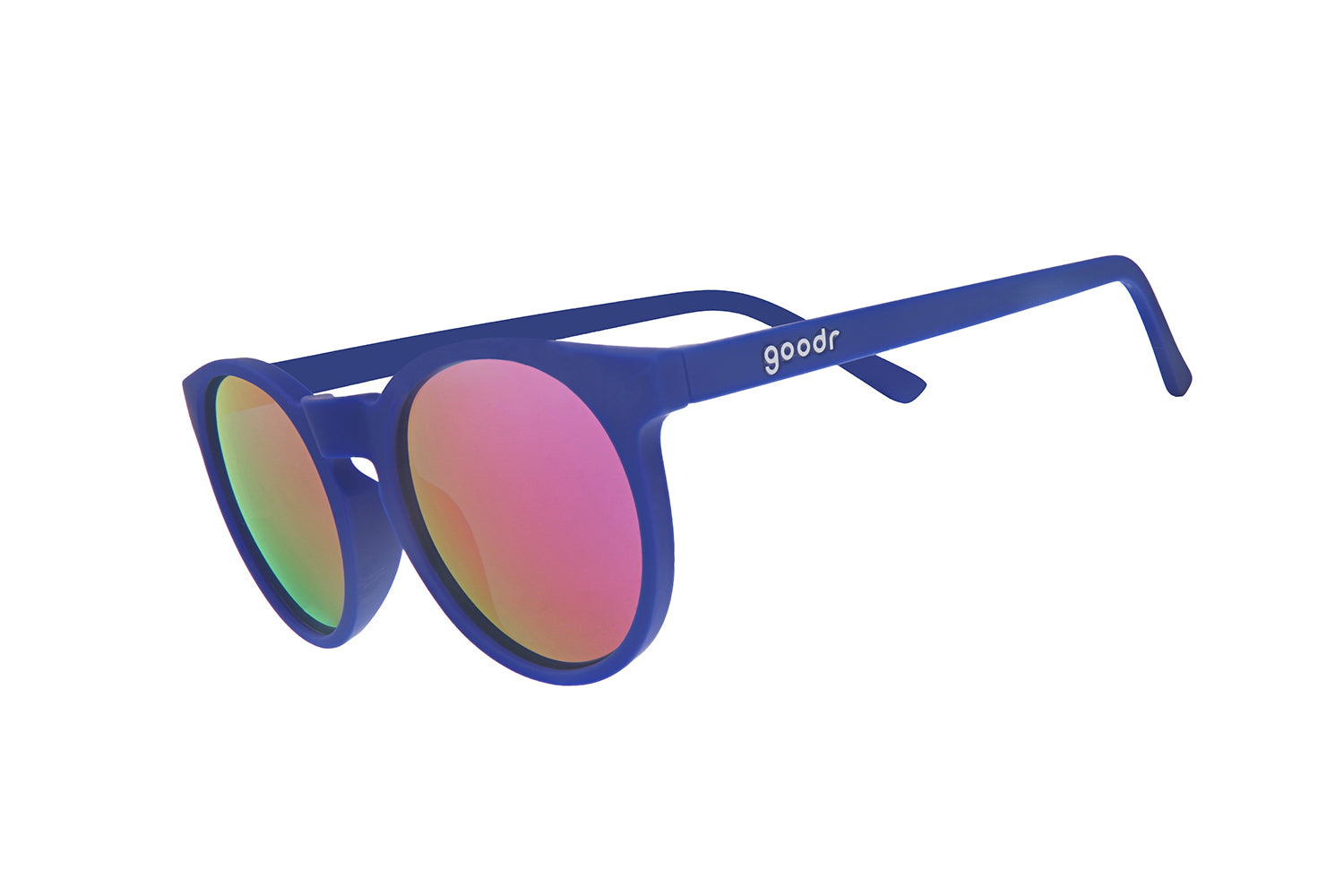 Goodr Circle G Polarized Sunglasses - Blueberries & Muffin Enhancers Style | UV Protection for Running, Cycling & Outdoor Activities
