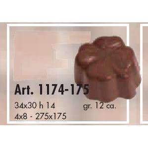 Premium Clover Leaf Chocolate Mold for Baking & Candy Making - 4 Cavity Silicone Chocolate Molds for Easter, St. Patrick's Day & DIY Desserts