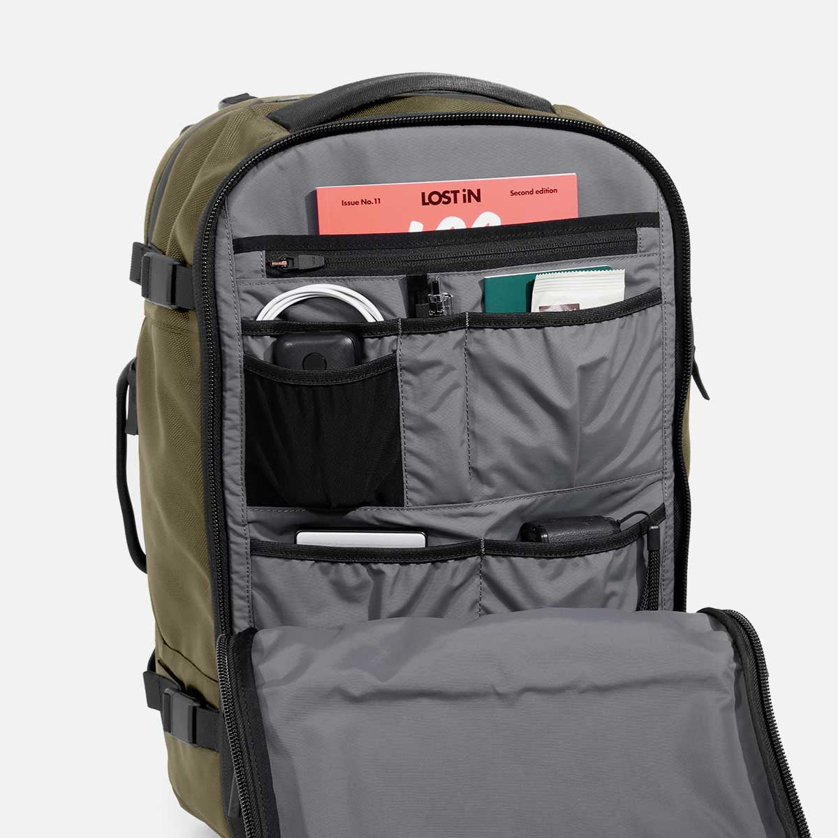 Compact Travel Pack 3 - Lightweight Carry-On Backpack for Airplane, Business & Weekend Trips - Perfect for Work, Gym & Outdoor Adventures