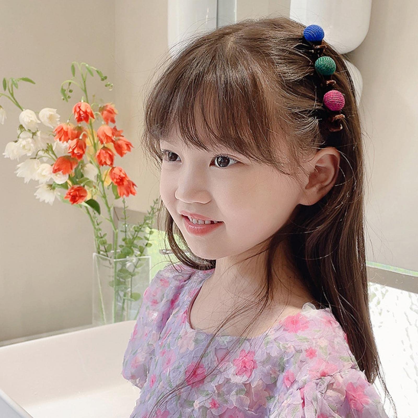 ESBANT 1pc Elegant Children's Hair Clip Set - Braid Hairpins, Bangs Holders, Barrettes & Hair Ties for Girls | Sweet Hair Accessories for School, Parties & Daily Styling