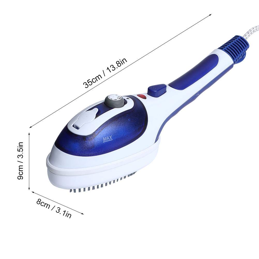 Portable Garment Steamer 100ml - Handheld Clothes Steamer for Travel, Home & Office - Removes Wrinkles from Wool, Cotton & Delicate Fabrics - Compact & Lightweight (110V US Standard) - Perfect for Business Trips, Weddings & Daily Outfits