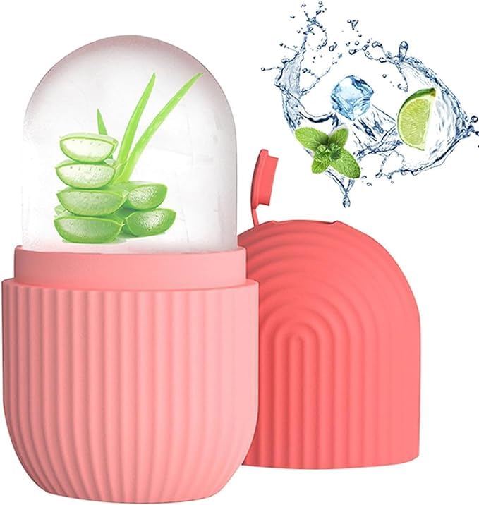 Umis Creation Ice Roller for Face & Eyes - Cooling Massage Tool for Puffiness Relief & Glowing Skin - Multi-Color Facial Skincare Device for Women | Perfect for Morning Routine, Post-Workout Recovery & Spa-Like Home Treatments