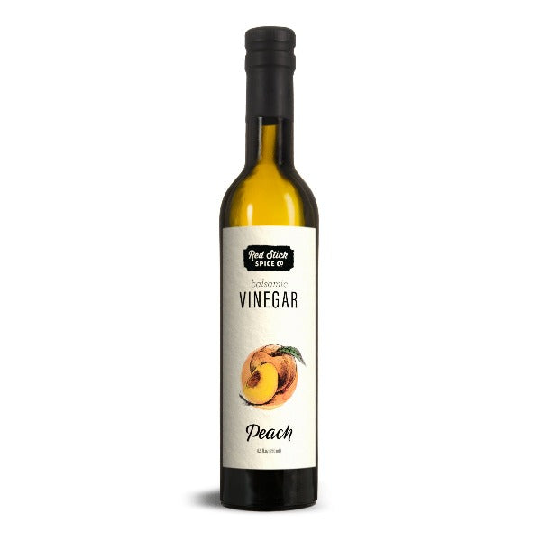 Premium Peach White Balsamic Vinegar - Organic, Gluten-Free, Artisanal Gourmet Condiment for Salads, Marinades & Desserts