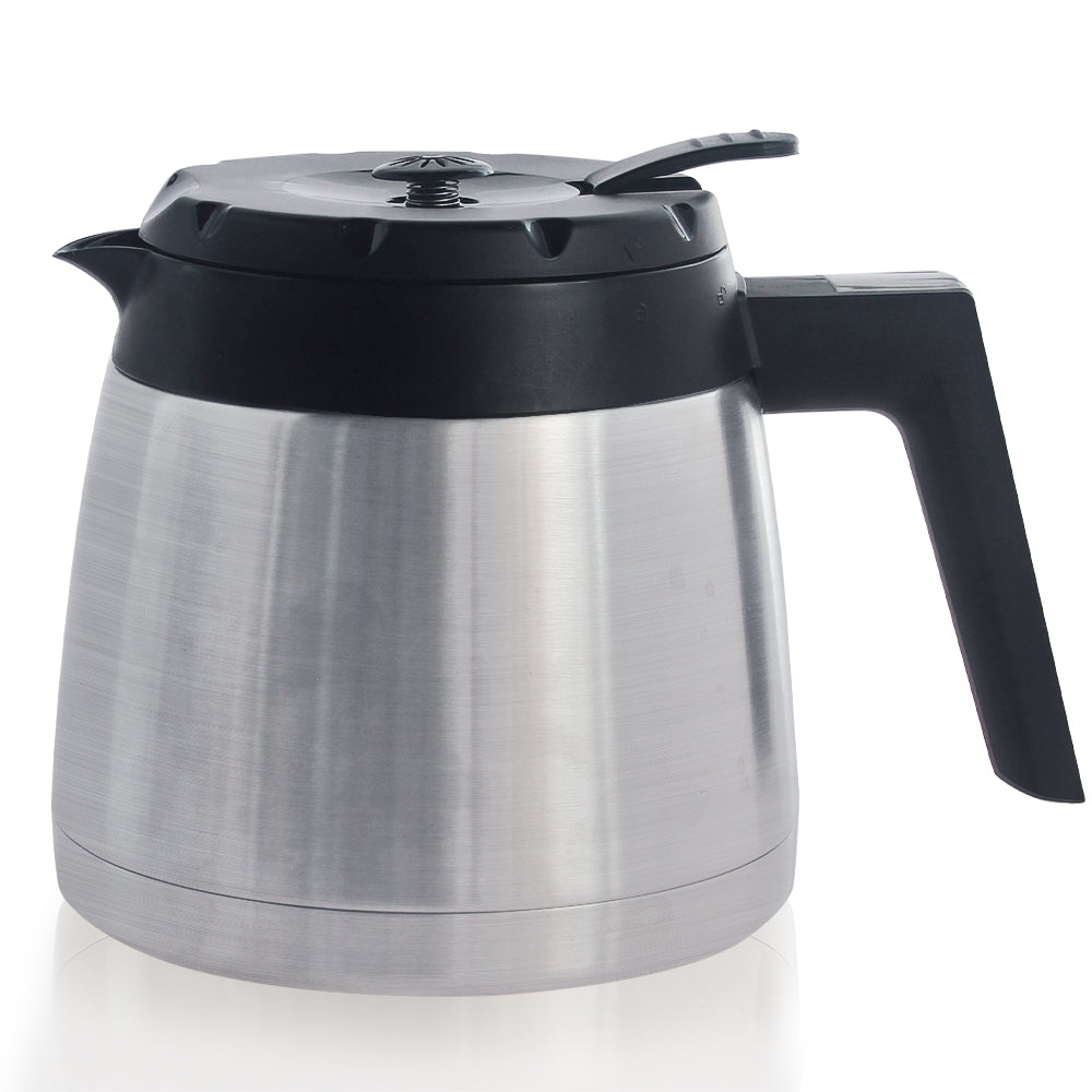 8 Cup Stainless Steel Replacement Carafe for CM1705WE Coffee Maker - Durable & Leak-Proof for Home, Office, or Restaurant Use