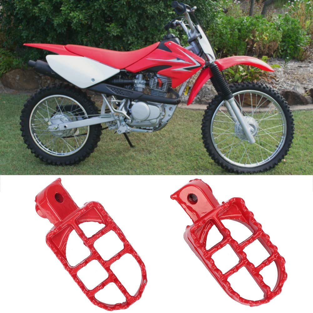 Aramox Motorcycle Foot Pegs - 2pcs Aluminum Footrest for Dirt Bikes - Off-Road Riding Accessories