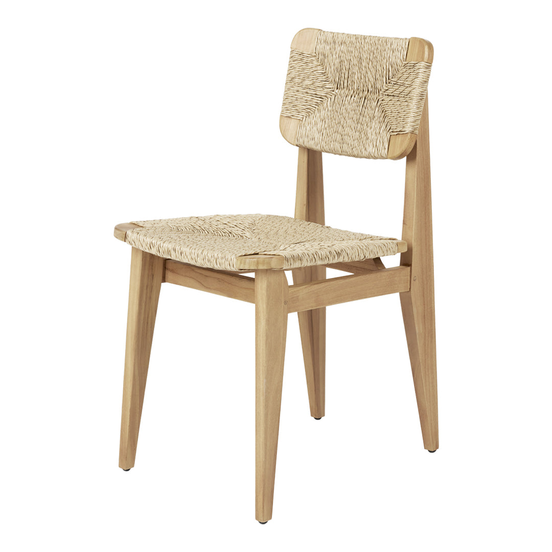 Outdoor Dining Chair - Weather-Resistant C Chair for Patio, Garden & Backyard - Comfortable & Durable Outdoor Seating for Restaurants, Cafes & Home Use