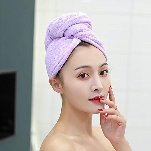 Quick-Dry Coral Velvet Hair Towel Cap - Super Absorbent for Shower & Bath