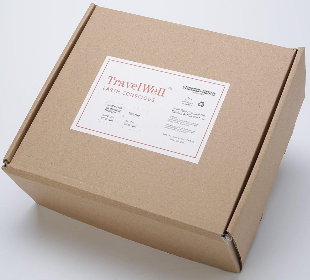 Bulk Travelwell Individually Wrapped Hotel Toiletries Set - 50x 30ml Shampoo & Conditioner Bottles + 50x 28g Travel Soap Bars | Perfect for Hotels, Airbnb, Travel Kits & Hospitality Supplies