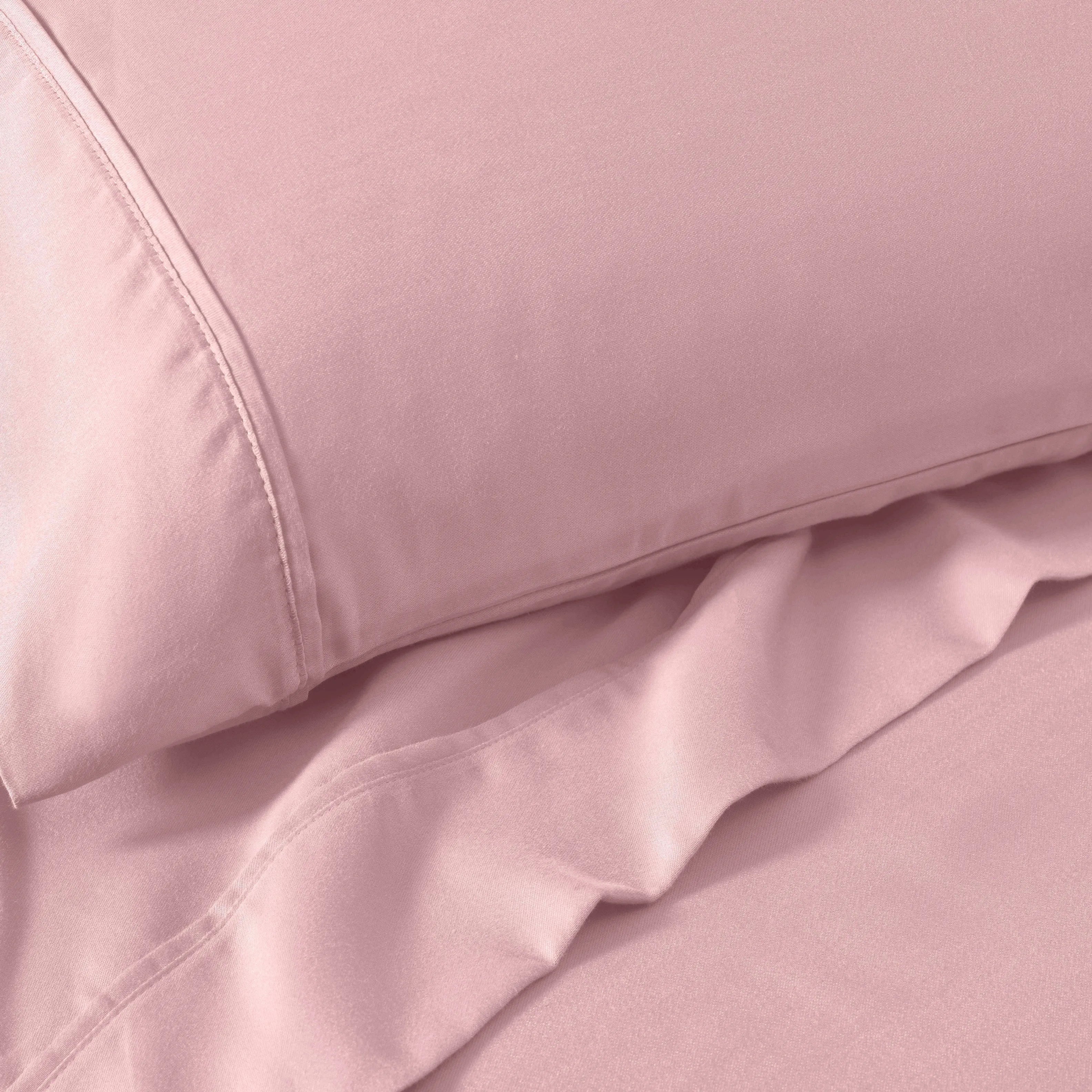 1200 Thread Count Cotton Rich Solid Deep Pocket Bed Sheet Set - Ultra Soft Luxury Sheets for Queen & King Size Beds - Perfect for Home, Hotel & Guest Room Comfort
