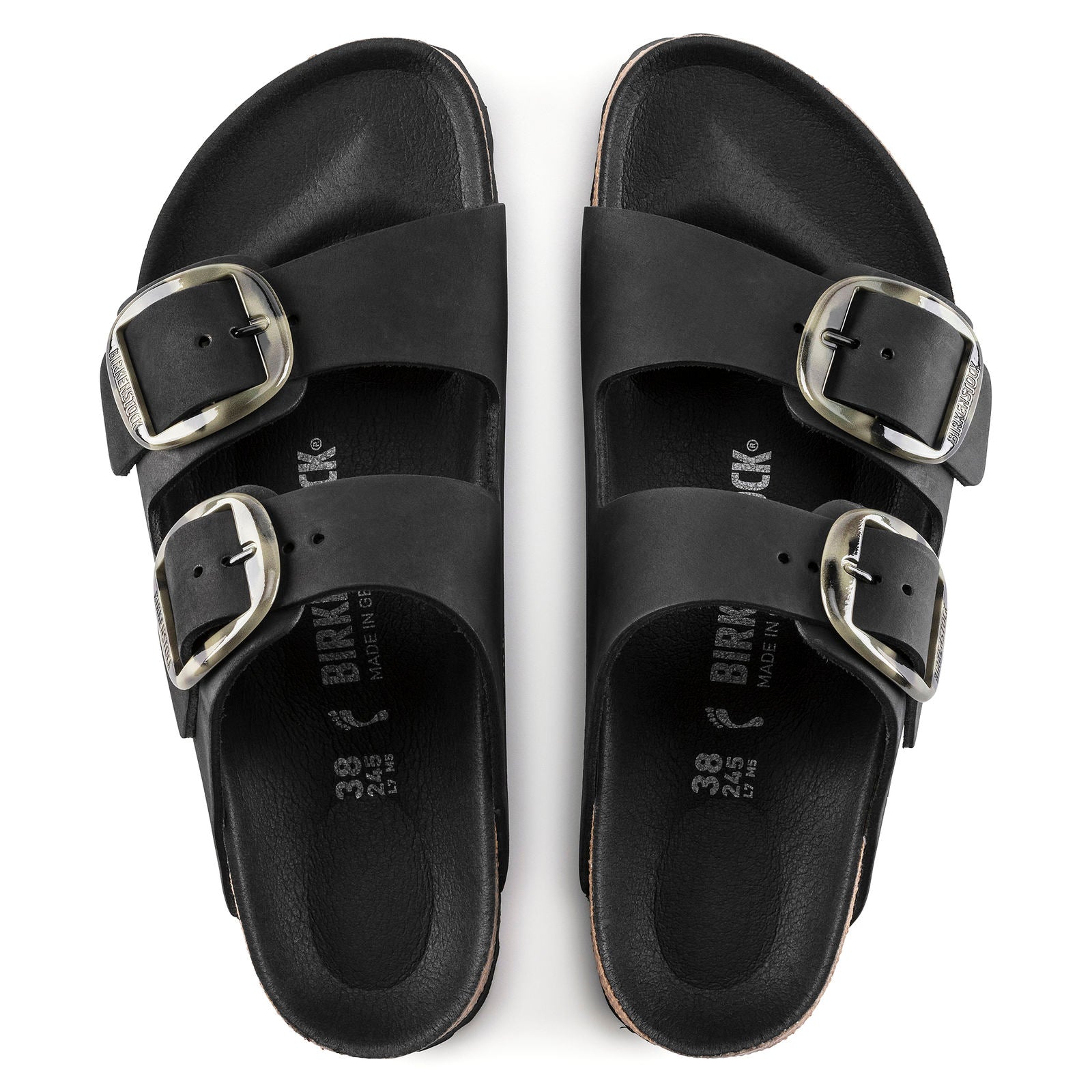 Birkenstock Arizona Big Buckle Sandals - Soft Nubuck Leather Comfort Footbed - Perfect for Casual Wear, Travel & Outdoor Activities