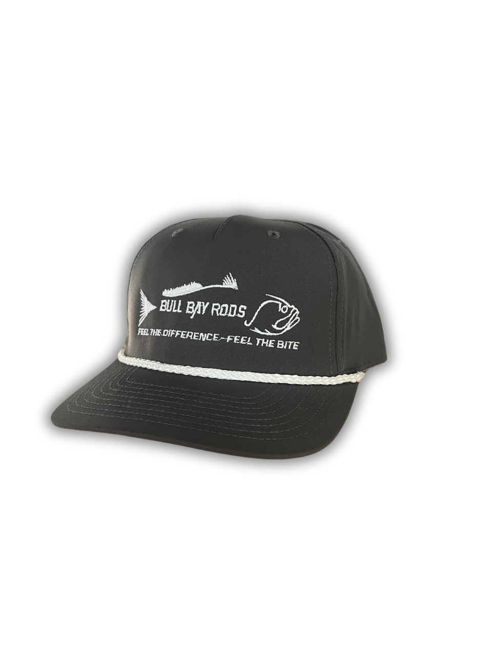 BBR Rope Hat for Men & Women - Stylish Adjustable Cotton Baseball Cap in Charcoal Gray - Perfect for Outdoor Activities, Sports, and Casual Wear