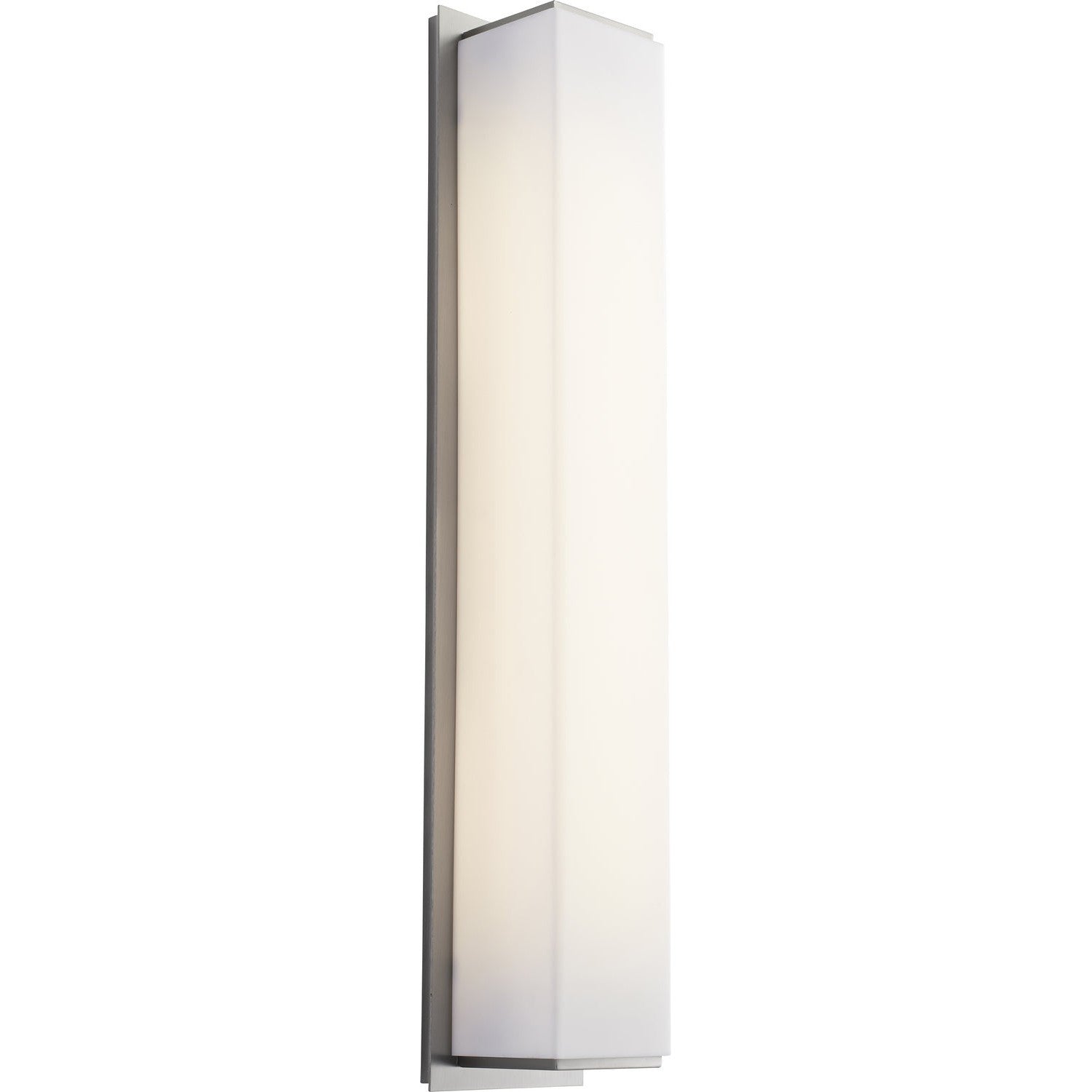 Oxygen FUSE 2 5134 24 LED 24 Inch Modern Bathroom Vanity Light in Satin Nickel Finish - Perfect for Bathroom Mirror Lighting and Modern Home Decor