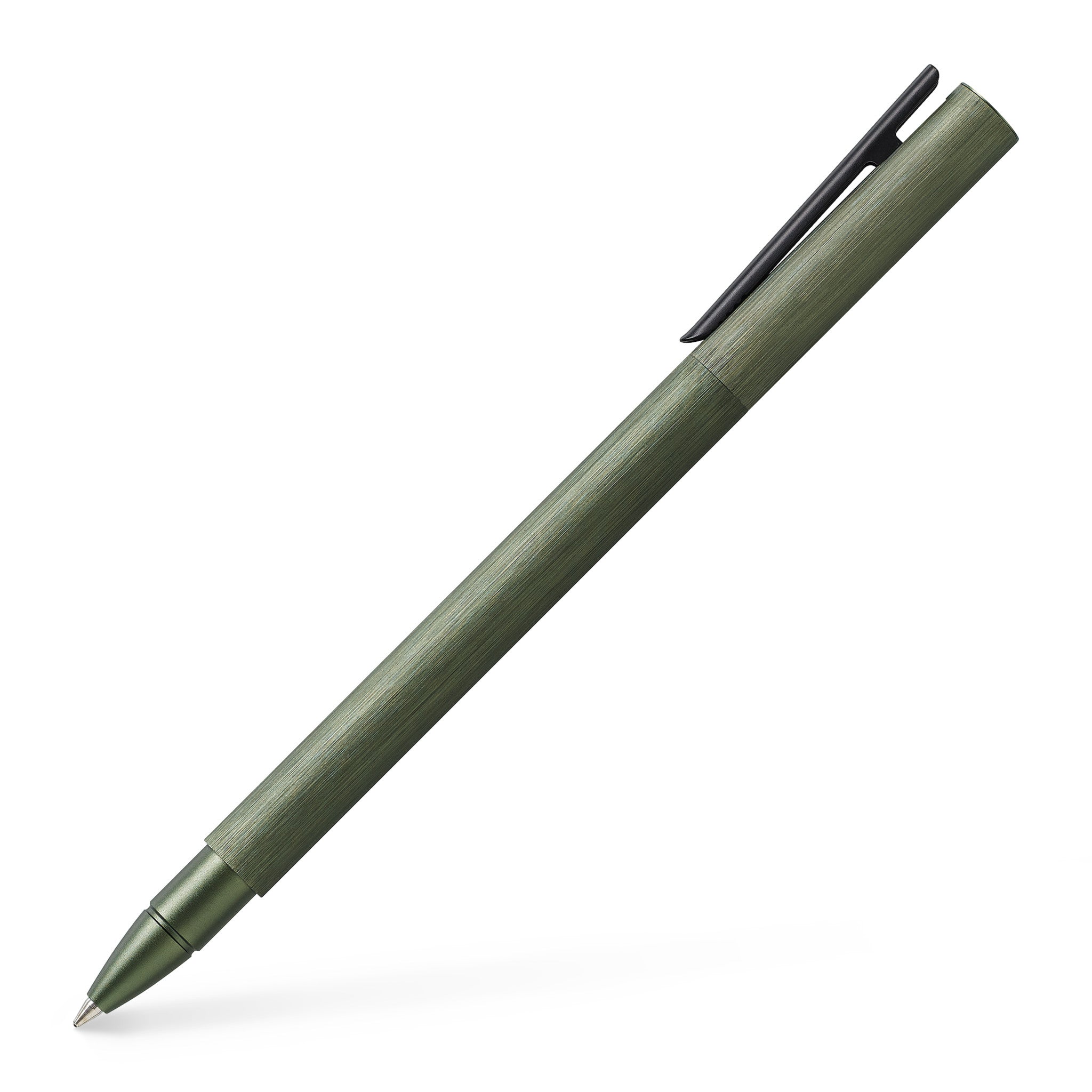 NEO Slim Rollerball Pen - Premium Aluminum Olive Green Writing Pen #146156 for Office, School & Journaling